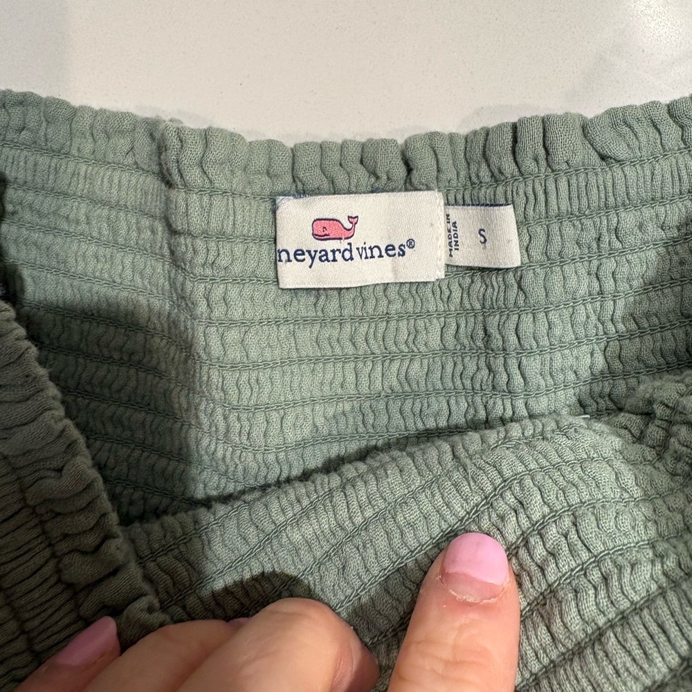 Vineyard Vines Sage Textured Shirt Small